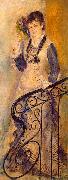 Pierre-Auguste Renoir Femme sur un escalier oil painting on canvas